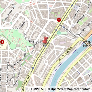 Mappa Viale di Trastevere, 108, 00153 Roma, Roma (Lazio)