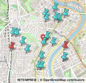 Mappa Viale Aurelio Saffi, 00153 Roma RM, Italia (0.554)