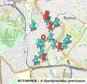 Mappa Viale Aurelio Saffi, 00153 Roma RM, Italia (0.8115)