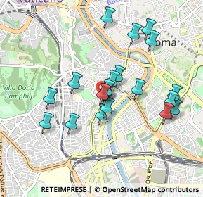 Mappa Viale Aurelio Saffi, 00153 Roma RM, Italia (0.885)