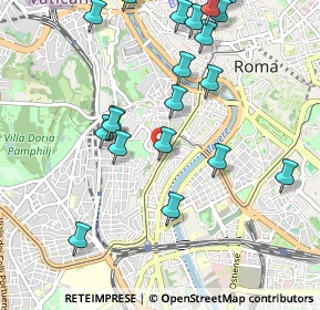 Mappa Viale Aurelio Saffi, 00153 Roma RM, Italia (1.191)