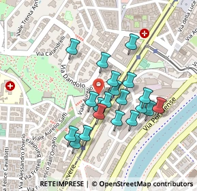 Mappa Viale Aurelio Saffi, 00153 Roma RM, Italia (0.1985)