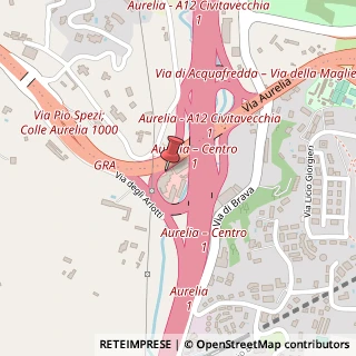 Mappa Via Aurelia, 1051, 00166 Roma, Roma (Lazio)