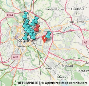 Mappa Via del Prato, 00172 Roma RM, Italia (6.78083)