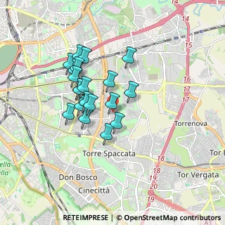 Mappa Via degli Acanti, 00172 Roma RM, Italia (1.5195)