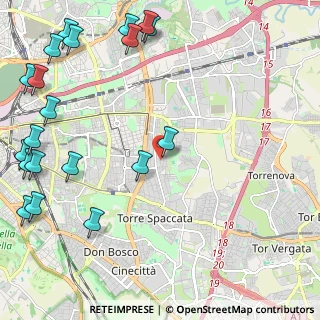 Mappa Via del Prato, 00172 Roma RM, Italia (3.3965)