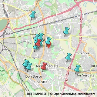 Mappa Via degli Acanti, 00172 Roma RM, Italia (1.95133)