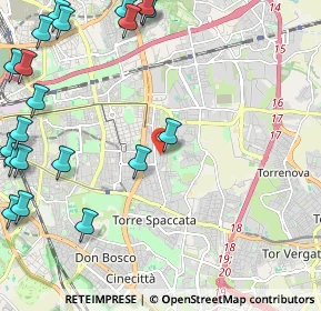 Mappa Via del Prato, 00172 Roma RM, Italia (3.3965)