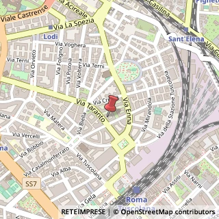 Mappa Via Taranto, 95, 00182 Roma, Roma (Lazio)