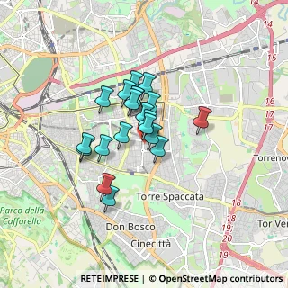 Mappa Via delle Robinie, 00172 Roma RM, Italia (1.218)