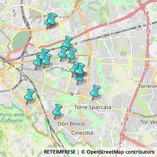 Mappa Via Costantino Sabbati, 00172 Roma RM, Italia (1.87857)