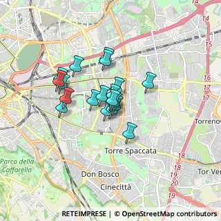 Mappa Via Costantino Sabbati, 00172 Roma RM, Italia (1.20737)