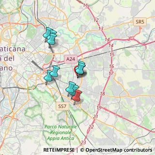 Mappa Via delle Robinie, 00172 Roma RM, Italia (2.82182)