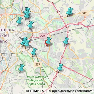 Mappa Via Costantino Sabbati, 00172 Roma RM, Italia (5.43813)