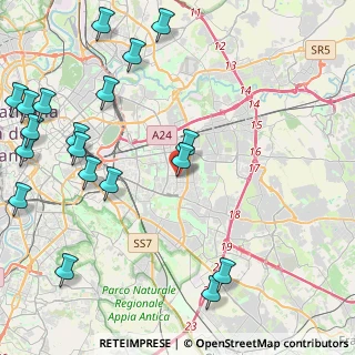 Mappa Via Costantino Sabbati, 00172 Roma RM, Italia (6.20158)