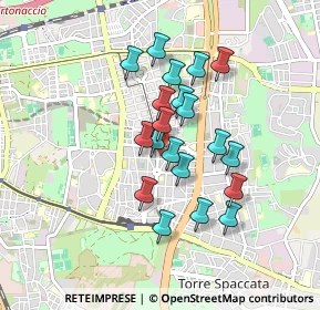 Mappa Via delle Robinie, 00172 Roma RM, Italia (0.7385)