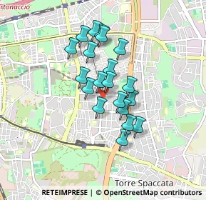 Mappa Via dei Carpini, 00172 Roma RM, Italia (0.694)
