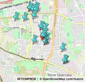 Mappa Via dei Carpini, 00172 Roma RM, Italia (0.9235)