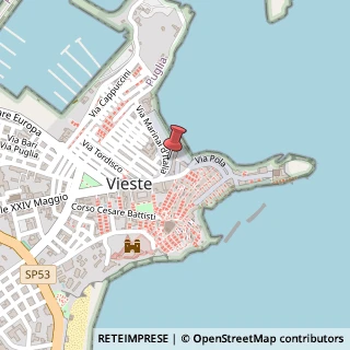 Mappa Piazza Kennedy, 9, 71019 Vieste, Foggia (Puglia)