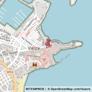 Mappa Via Celestino V, 5, 71019 Vieste, Foggia (Puglia)