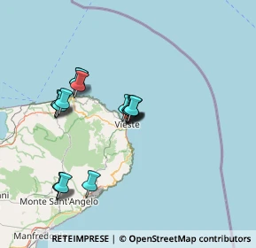 Mappa Piazza Vittorio Emanuele II, 71019 Vieste FG, Italia (13.21882)
