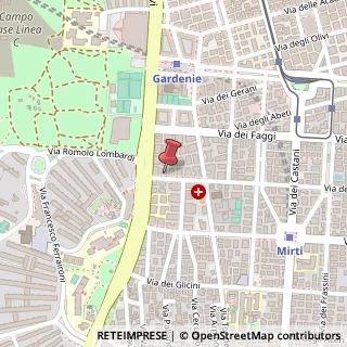 Mappa Via delle Robinie, 1G, 00172 Roma, Roma (Lazio)