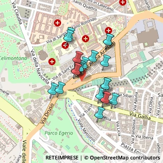 Mappa Via Ipponio, 00183 Roma RM, Italia (0.19)