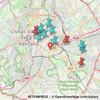 Mappa Via Ipponio, 00183 Roma RM, Italia (3.64833)