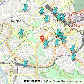 Mappa Monte Celio, 00184 Roma RM, Italia (1.29533)