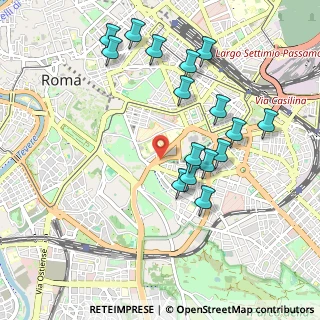 Mappa Monte Celio, 00184 Roma RM, Italia (1.0675)