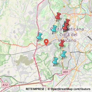 Mappa Via Deiva Marina, 00165 Roma RM, Italia (4.01455)