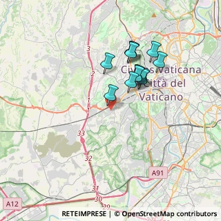 Mappa Via Deiva Marina, 00165 Roma RM, Italia (3.20538)