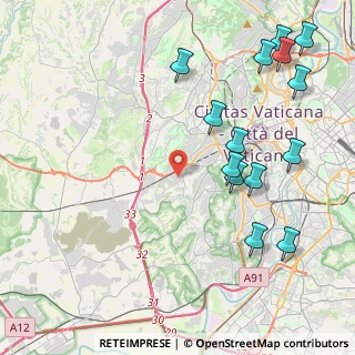 Mappa Via Deiva Marina, 00165 Roma RM, Italia (5.39714)