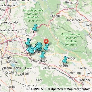 Mappa Via Porta Olevano, 00030 San Vito Romano RM, Italia (12.70462)
