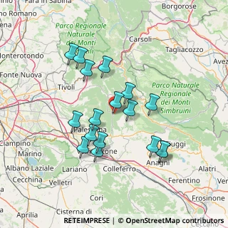Mappa Via Porta Olevano, 00030 San Vito Romano RM, Italia (13.72294)