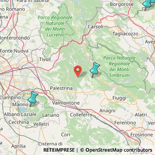 Mappa Via Porta Olevano, 00030 San Vito Romano RM, Italia (54.80385)