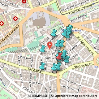 Mappa Via Amiterno, 00183 Roma RM, Italia (0.207)
