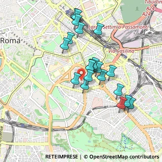 Mappa Via Amiterno, 00183 Roma RM, Italia (0.9025)