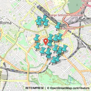 Mappa Via Amiterno, 00183 Roma RM, Italia (0.737)