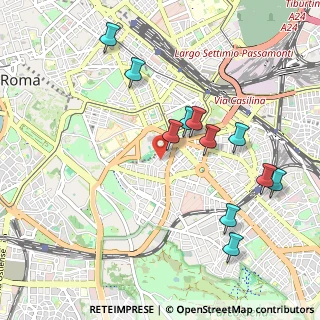 Mappa Via Amiterno, 00183 Roma RM, Italia (1.08727)