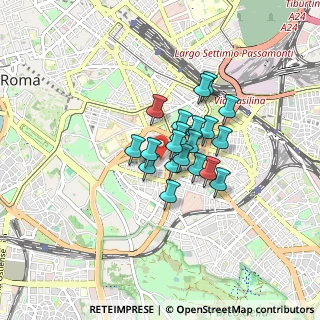 Mappa Via Amiterno, 00183 Roma RM, Italia (0.559)
