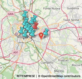 Mappa Via dei Sesami, 00172 Roma RM, Italia (6.56)
