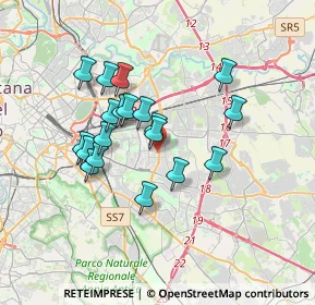 Mappa Via dei Sesami, 00172 Roma RM, Italia (3.11)