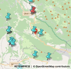 Mappa Via Cona, 00021 Affile RM, Italia (6.06895)