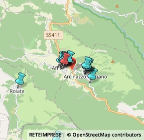 Mappa Via Cona, 00021 Affile RM, Italia (1.586)