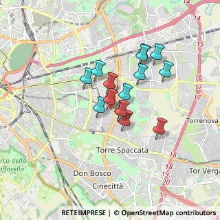 Mappa Via delle Salvinie, 00172 Roma RM, Italia (1.34333)