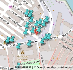 Mappa Via Marchese, 71019 Vieste FG, Italia (0.05)