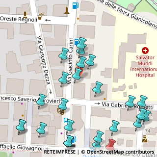 Mappa Via Gabriele Rossetti, 00152 Roma RM, Italia (0.07143)