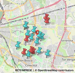 Mappa Via Simone da Genova, 00172 Roma RM, Italia (1.66833)