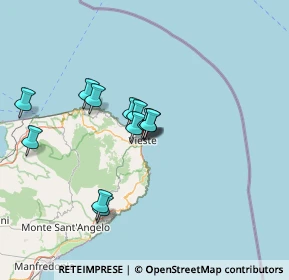 Mappa Via Carlo Mafrolla, 71019 Vieste FG, Italia (11.70833)